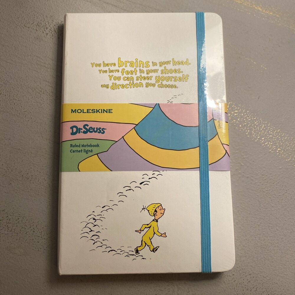 Moleskine Limited Edition Dr. Seuss ruled notebook New Sealed